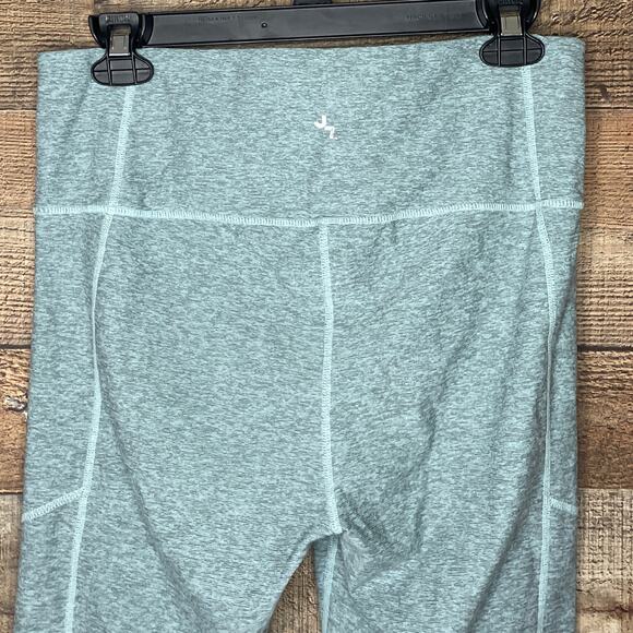 Joy Lab High Rise Marled Light Blue Leggings Size Large - Picture 5 of 10